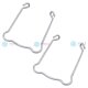 2 x YOU.S Original Sicherungsfedern Ladeluftschlauch für RENAULT - 7701070789