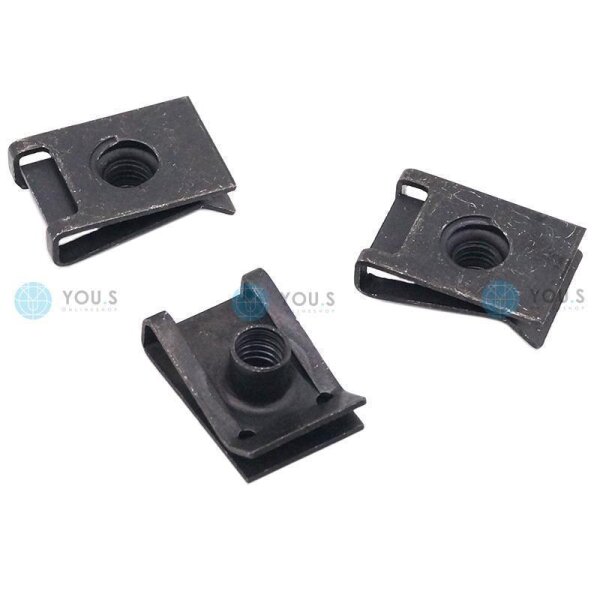 40 x YOU.S Original Steckmuttern Scheinwerfer kompatibel mit BMW 3er (E91, E92, E93)