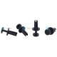 20 x YOU.S Original Motorraum Spreitzniet Torx Befestigungsclips kompatibel mit Renault kompatibel mit VW