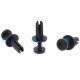 20 x YOU.S Original Motorraum Spreitzniet Torx Befestigungsclips kompatibel mit Renault kompatibel mit VW