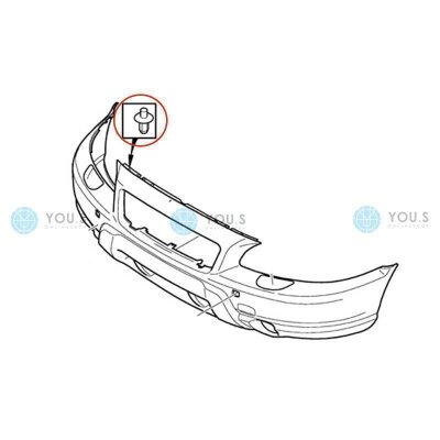100 x YOU.S Original Stoßstange Zierleiste  Motorraum Befestigungsclips für Honda Subaru Nissan Volvo