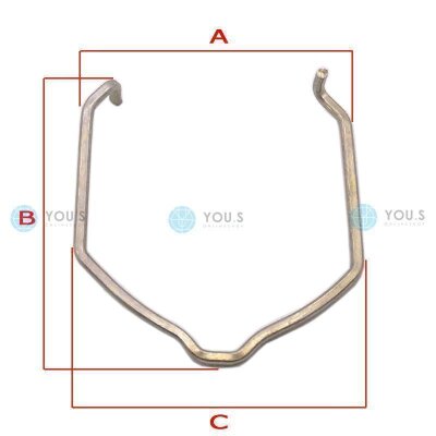 1 x YOU.S Sicherungsklammern Turboschlauch kompatibel mit AUDI kompatibel mit SEAT kompatibel mit SKODA kompatibel mit VW - 1J0145769