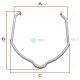 1 x YOU.S Sicherungsklammer Turboschlauch für AUDI SEAT SKODA VW - 1J0145769A