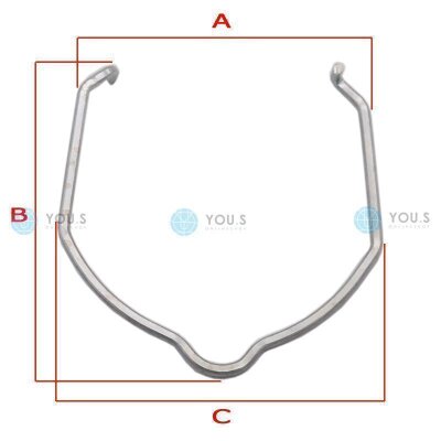 4 x YOU.S Sicherungsklammern Turboschlauch für AUDI SEAT SKODA VW - 1J0145769A