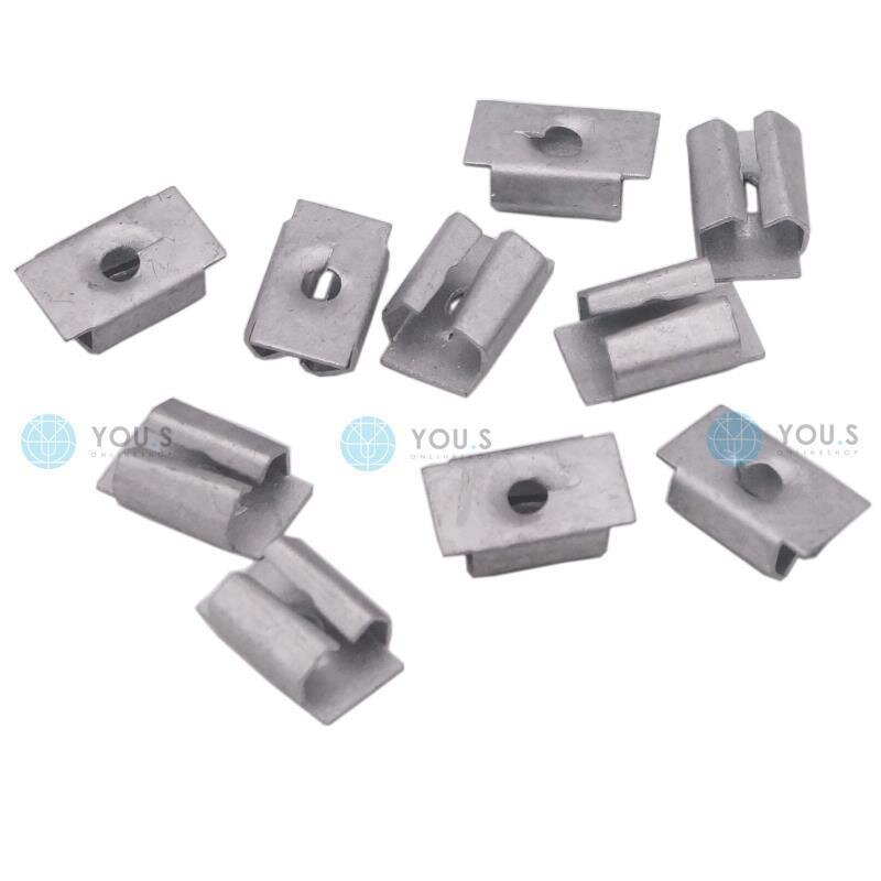 100 x YOU.S Original Unterboden Klemmschelle Blechmutter kompatibel mit Mercedes - A0019949845