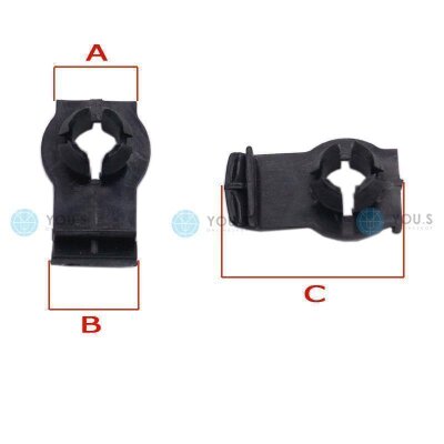 4 x YOU.S Original Fensterheber Reparaturclips Clip kompatibel mit BMW 3er (E46) X5 (E53)