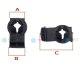 4 x YOU.S Original Fensterheber Reparaturclips Clip kompatibel mit BMW 3er (E46) X5 (E53)