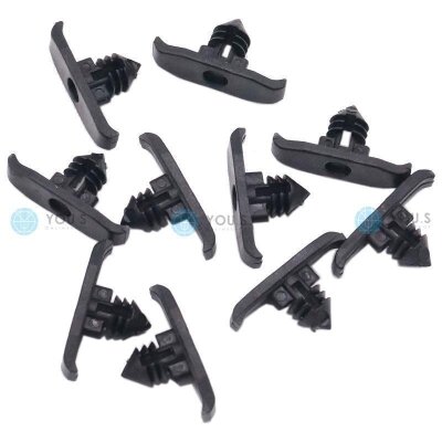 40 x YOU.S Original Motorhaube Dichtung Schutz Zierleisten Clip kompatibel mit VW