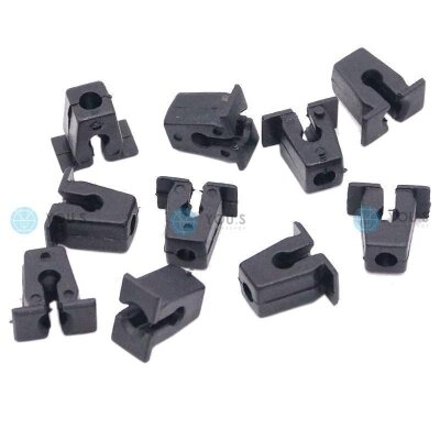 40 x YOU.S Original Steckmutter Kunststoff Radlauf kompatibel mit AUDI A6 (4G_)