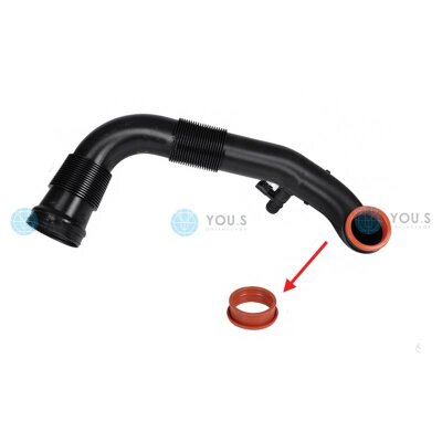1 x YOU.S Original Formdichtung Turbo- / Ladeluftschlauch kompatibel mit VW kompatibel mit Crafter 2.5 TDI