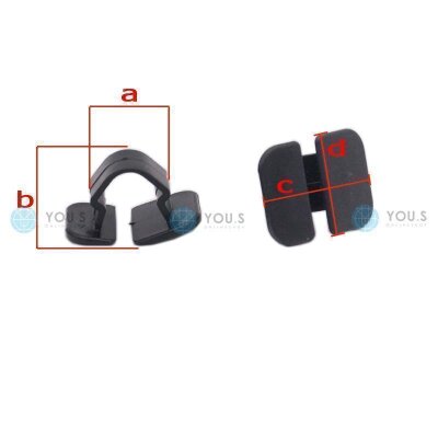 20 x YOU.S Original Befestigung Clips Dämmmatte kompatibel mit AUDI kompatibel mit VW - 1H586384901C