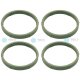 4 x YOU.S Original Dichtung Ansaugkrümmer kompatibel mit AUDI kompatibel mit SEAT kompatibel mit SKODA kompatibel mit VW - 06A133398F