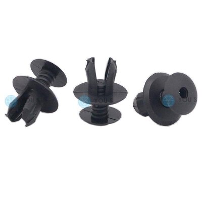 50 x YOU.S Original Spreiznieten Innenverkleidung Schwarz für VW - 70186729901C