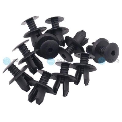 50 x YOU.S Original Spreiznieten Innenverkleidung Schwarz für VW - 70186729901C