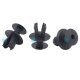 50 x YOU.S Original Spreiznieten Innenverkleidung Schwarz für VW - 70186729901C