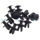 50 x YOU.S Original Spreiznieten Innenverkleidung Schwarz für VW - 70186729901C
