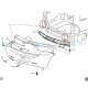 40 x YOU.S Original Befestigung Clips Dichtung Stoßstange für OPEL / GM 1406984