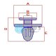 10 x YOU.S Original Montage Clips Innenverkleidung für RENAULT - 7703077354