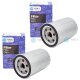 2x YOU.S Ölfilter kompatibel mit AUDI A3 A4 A6 A8 SEAT SKODA VW Golf 3 4 5 6 Passat T4 T5