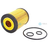 2x YOU.S Ölfilter kompatibel mit BMW 1er (E8_) 3er...