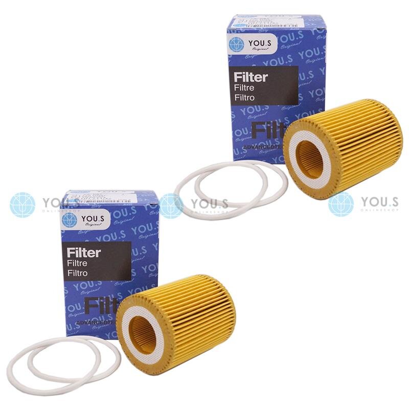 2x YOU.S Ölfilter kompatibel mit ALFA ROMEO FIAT OPEL SAAB 1.9 JTDM D MJTD CDTI TiD TTiD DDiS