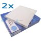 2x YOU.S Innenraum Pollenfilter kompatibel mit ABARTH ALFA ROMEO CITROËN FIAT OPEL PEUGEOT