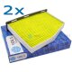 2x YOU.S Aktivkohlefilter Antibakteriell kompatibel mit AUDI SEAT SKODA VW TDI TSI FSI TFSI GTI