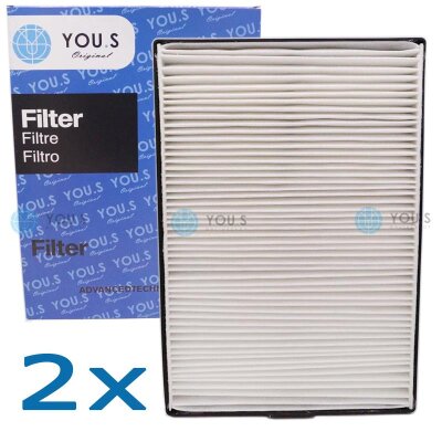 2x YOU.S Innenraum Pollenfilter kompatibel mit...