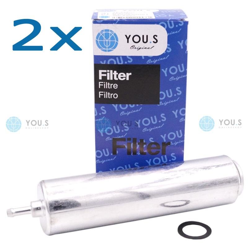 2x YOU.S Kraftstofffilter Dieselfilter kompatibel mit BMW /MINI d xd sd Ld sDrive xDrive