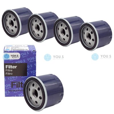 5x YOU.S Ölfilter kompatibel mit DACIA HONDA NISSAN...