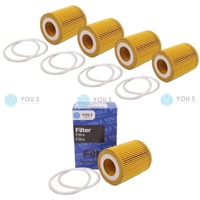 5x YOU.S Ölfilter kompatibel mit ALFA ROMEO FIAT OPEL SAAB 1.9 JTDM D MJTD CDTI TiD TTiD DDiS