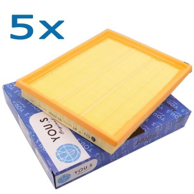 5x YOU.S Luftfilter kompatibel mit OPEL 1.2 1.4 1.6 1.7...