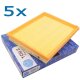 5x YOU.S Luftfilter kompatibel mit OPEL 1.2 1.4 1.6 1.7 1.8 2.0 2.2 LPG Turbo 16V OPC CNG DI DTI