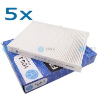 5x YOU.S Filter Pollenfilter kompatibel mit AUDI PORSCHE...