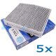 5x YOU.S Aktivkohlefilter kompatibel mit INFINITI 1.5 1.6 2.0 2.2 D T MERCEDES CDI d AMG