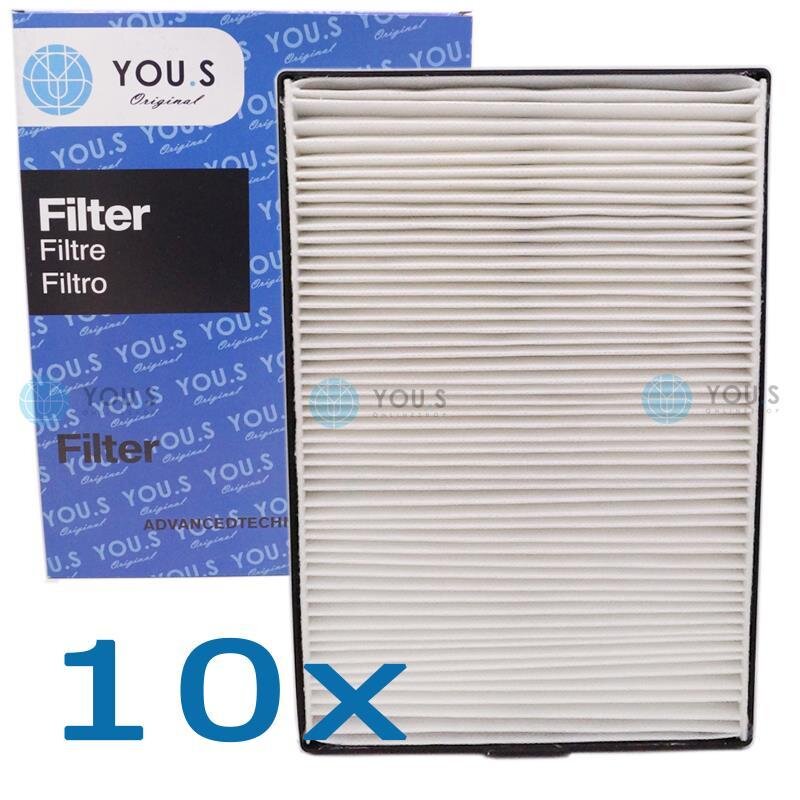 5x YOU.S Innenraum Pollenfilter kompatibel mit MERCEDES-BENZ CDI LGT NGT / VW 2.0 2.5 TDI