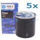 5x YOU.S Kraftstofffilter Dieselfilter kompatibel mit CHRYSLER MERCEDES-BENZ MITSUBISHI SMART CDI
