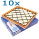 10x YOU.S Luftfilter kompatibel mit CHEVROLET OPEL 1.3 1.4 1.6 1.7 2.0 D TD CDI LPG CDTI Turbo