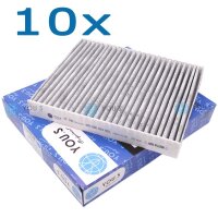 10x YOU.S Innenraumfilter Aktivkohlefilter kompatibel mit...
