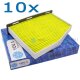 10x YOU.S Aktivkohlefilter Antibakteriell kompatibel mit AUDI SEAT SKODA VW TDI TSI FSI TFSI GTI