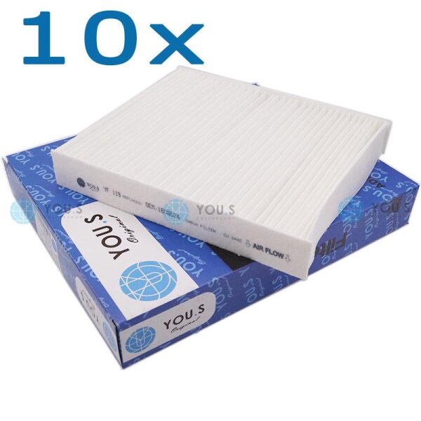 10x YOU.S Original Innenraumfilter Pollenfilter kompatibel mit CHEVRO
