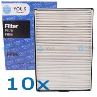 10x YOU.S Innenraum Pollenfilter kompatibel mit...