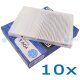 10x YOU.S Innenraumfilter Pollenfilter kompatibel mit AUDI SEAT SKODA VW D TD TDI SDI FSI