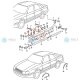 30 x YOU.S Original Befestigung Clips Zierleisten für AUDI - 4A0853825A