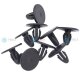 100 x YOU.S Original Kofferraum Motorhaube Verkleidung Befestigung Clips kompatibel mit Renault