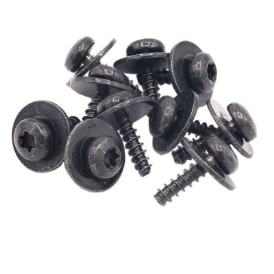 10 x YOU.S Original Torx Befestigung Schraube mit Scheibe kompatibel mit Ford - 1449533