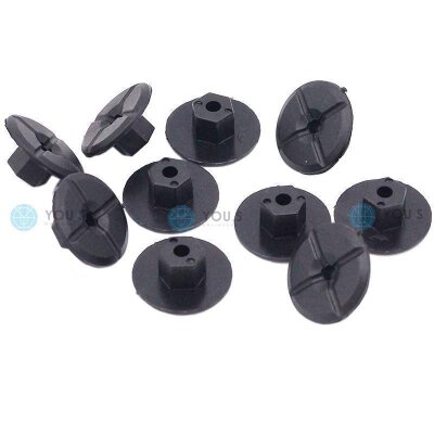 50er SET YOU.S Original Kunststoffmutter Muttern Befestigung Clips kompatibel mit BMW kompatibel mit Mercedes-Benz