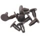 50 x YOU.S Original Universal Innenverkleidung Befestigung Clips in Dunkelbraun kompatibel mit Honda kompatibel mit Mitsubishi kompatibel mit Nissan kompatibel mit Toyota