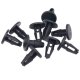 50 x YOU.S Original Universal Innenverkleidung Befestigung Clips in Schwarz kompatibel mit Honda kompatibel mit Mitsubishi kompatibel mit Nissan kompatibel mit Toyota