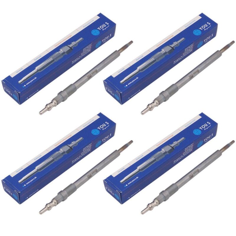 4 x YOU.S Original Glühkerze kompatibel mit MERCEDES - A0011597301